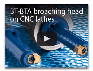 BT-BTA broaching head on CNC lathes
